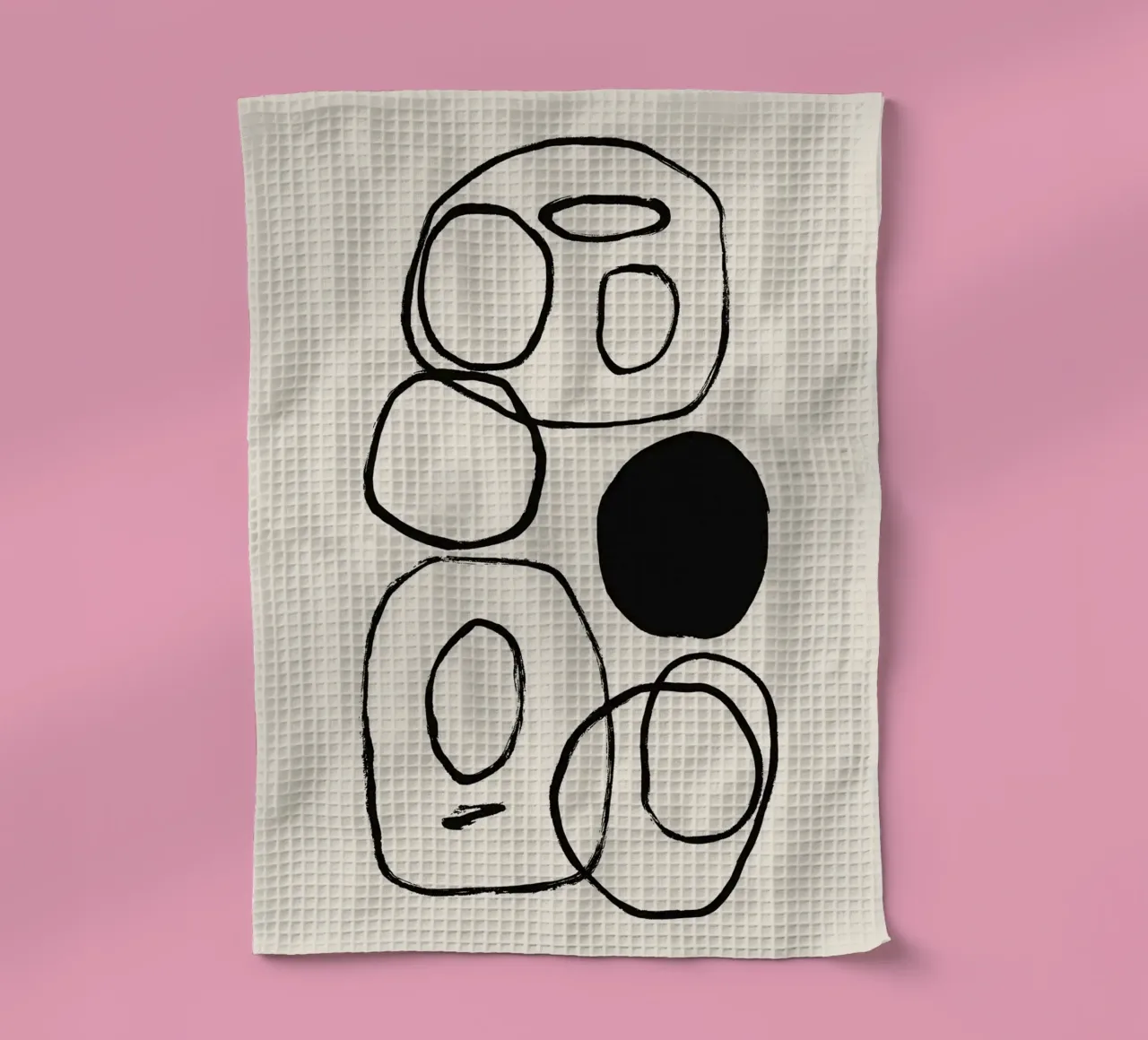 Echo Lines No 26 canovaccio da cucina da treechild