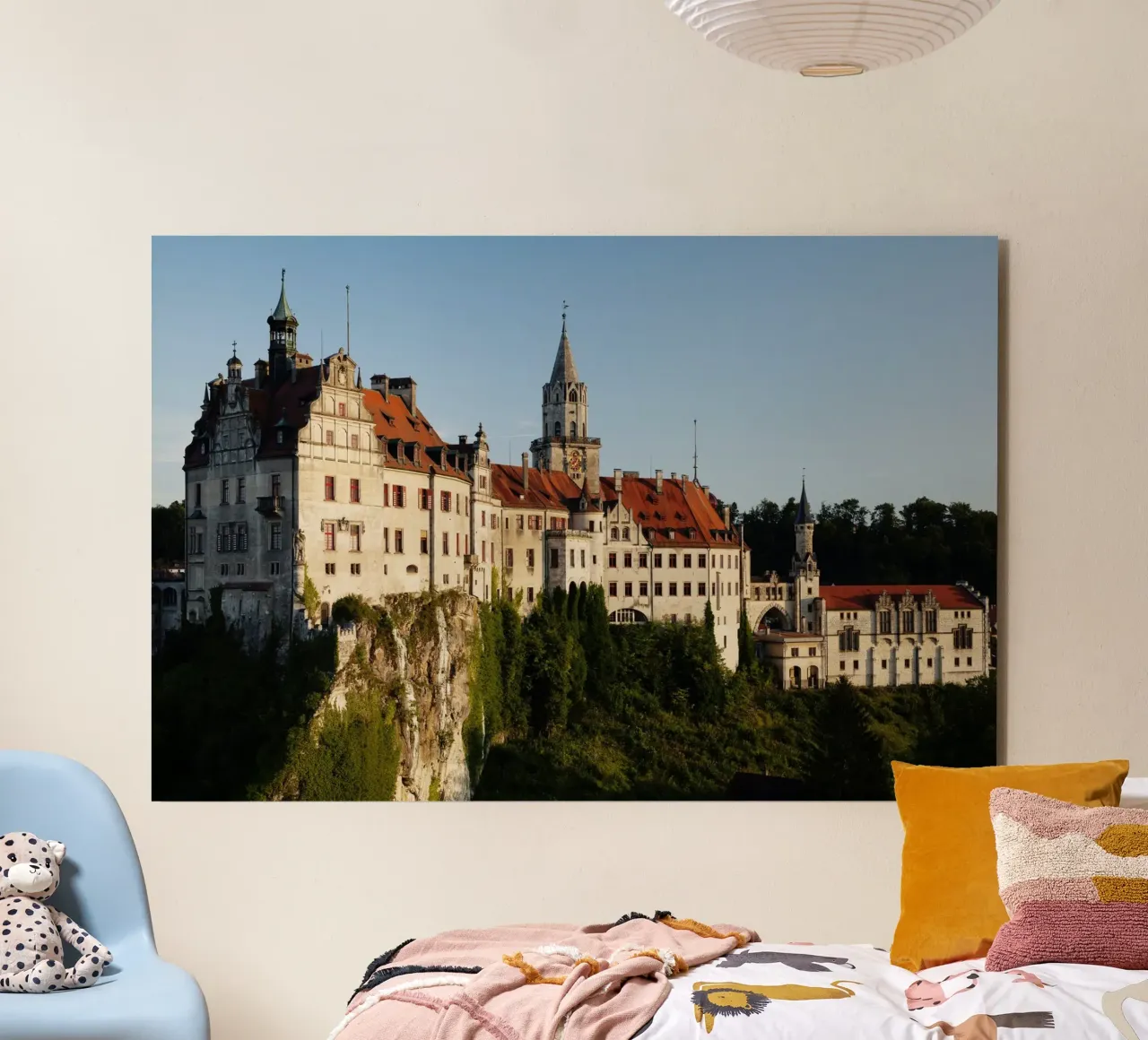 Castello di Sigmaringen, Baden Württemberg alluminio dibond da fotokunst