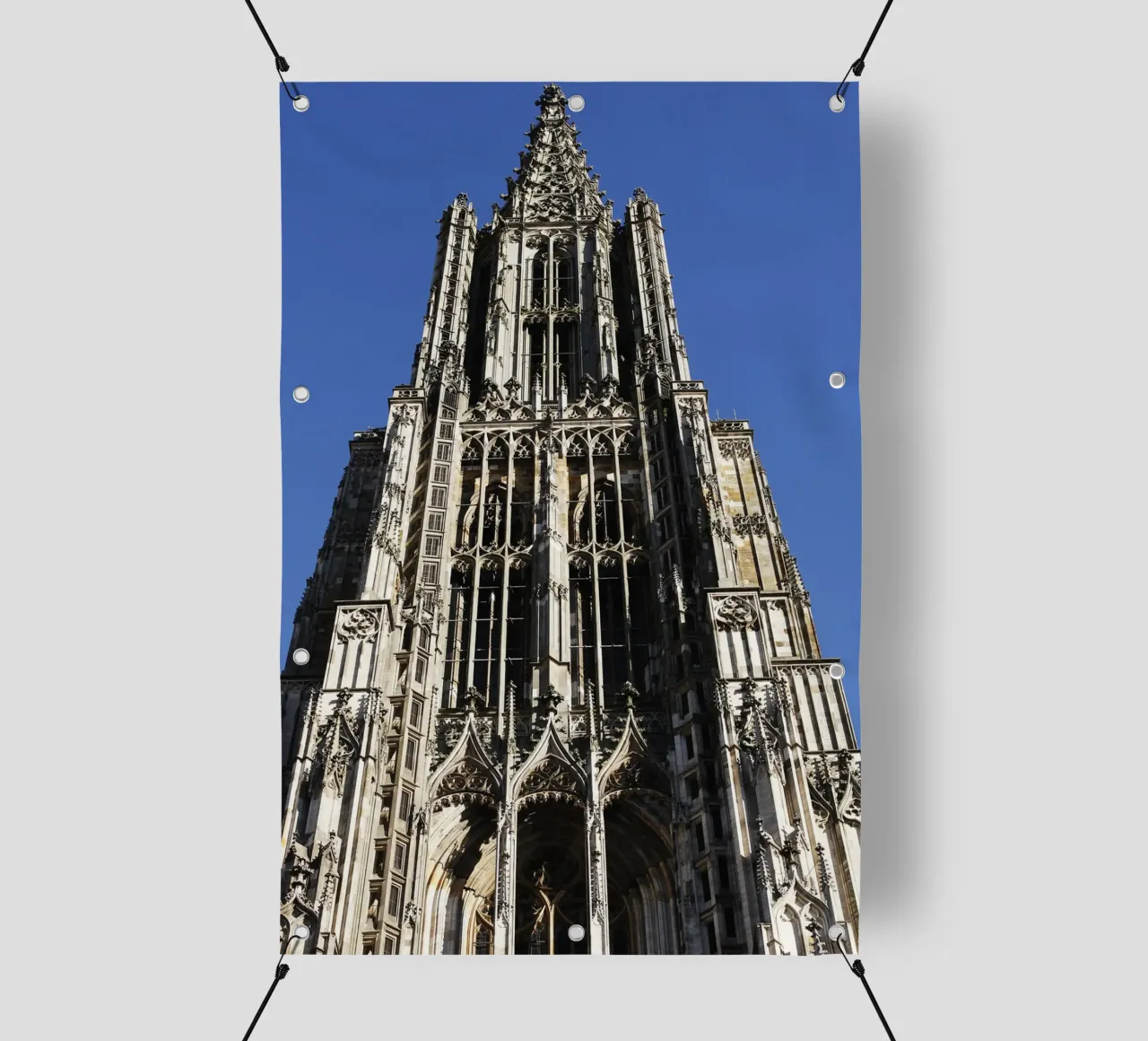 Cattedrale di Ulm telo in pvc da Simon Koy