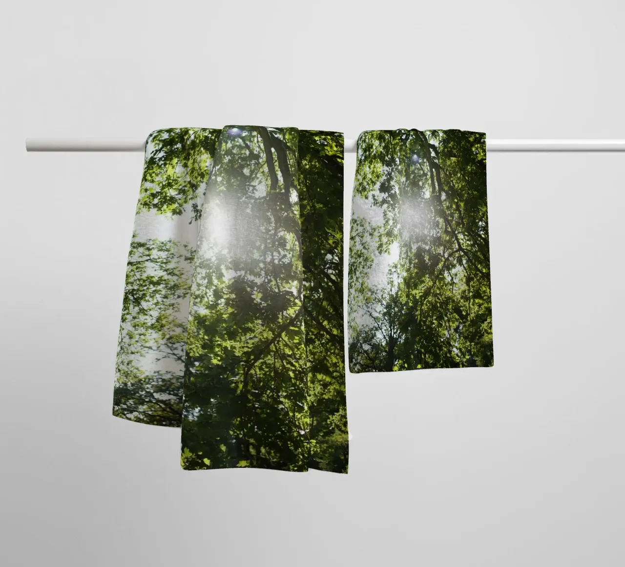 Tree, Valhalla towel by Simon Koy