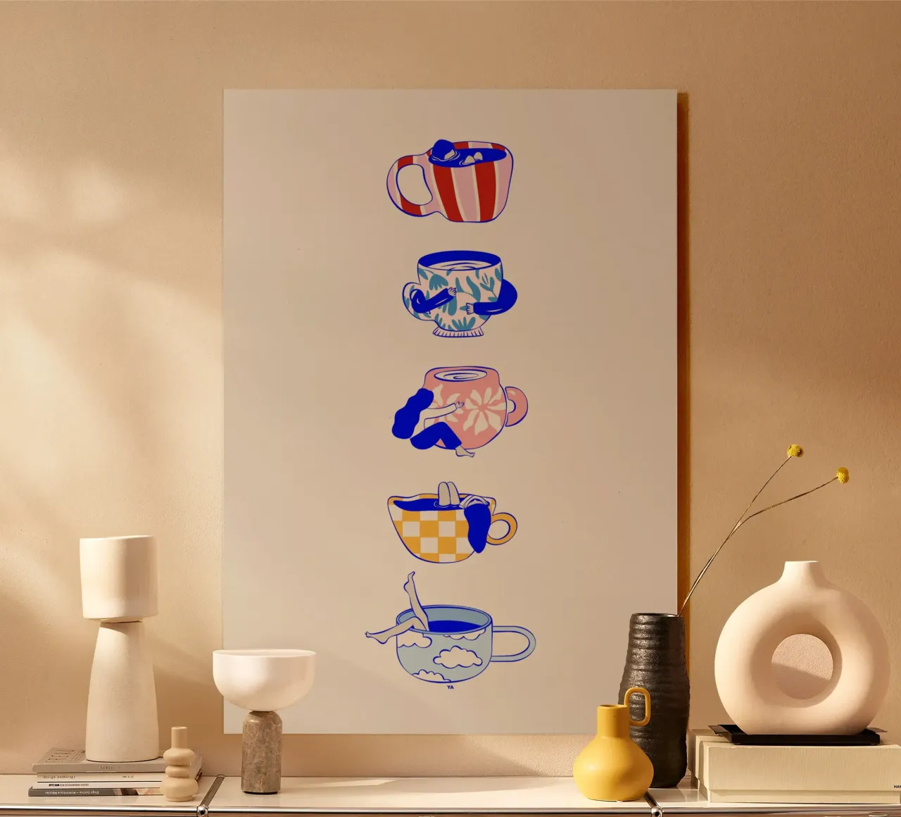 Tasses acrylic glass by Lise.ya