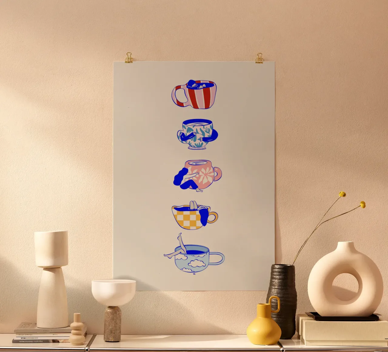 Tasses poster da Lise.ya