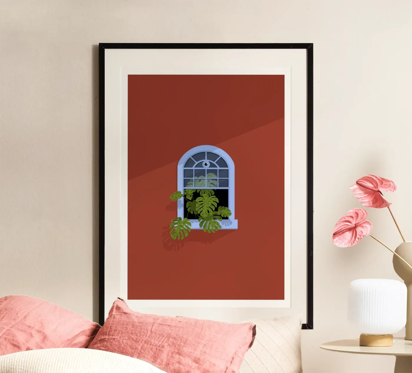 Through the window poster van Lise.ya