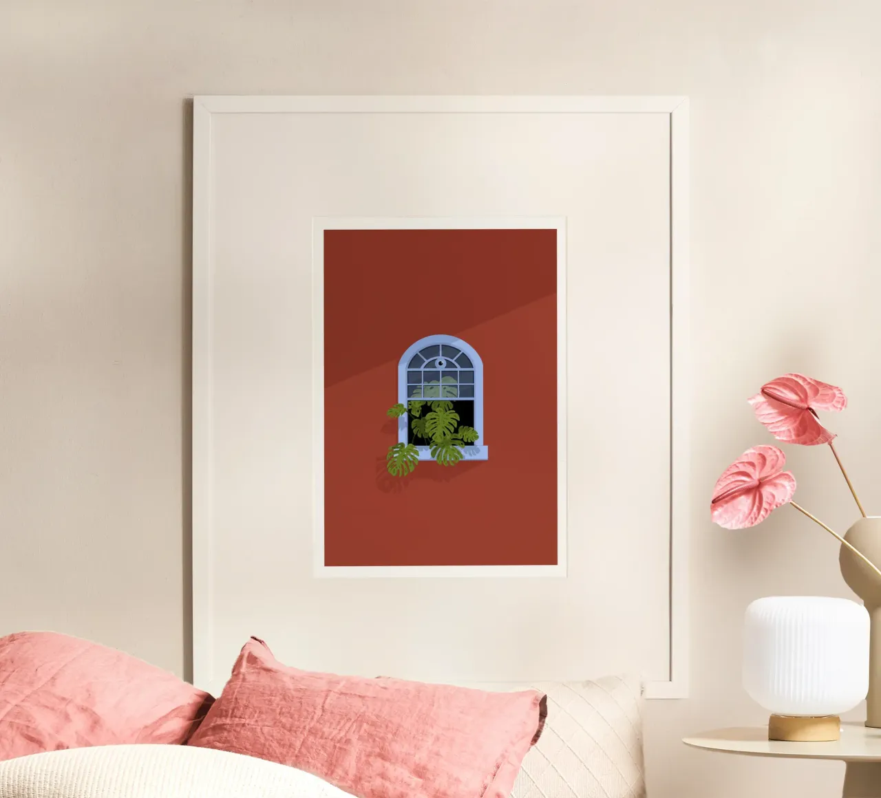 Through the window poster by Lise.ya