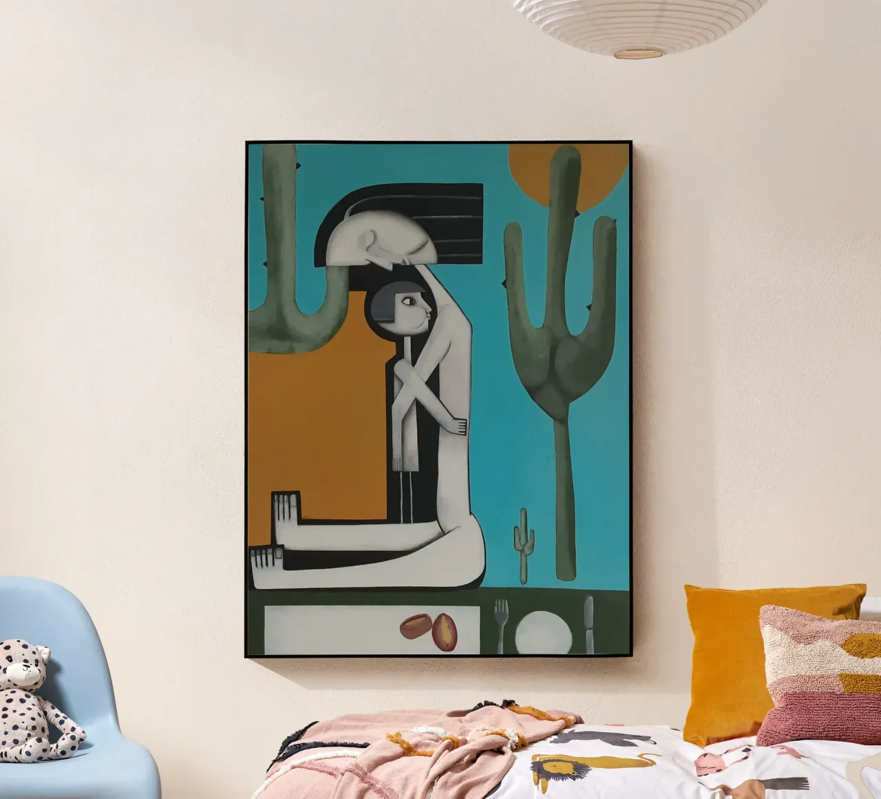 Picnic in the Desert plexiglass da Leslie Greenrod