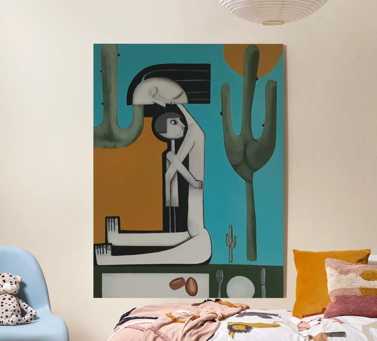 Picnic in the Desert plexiglass da Leslie Greenrod