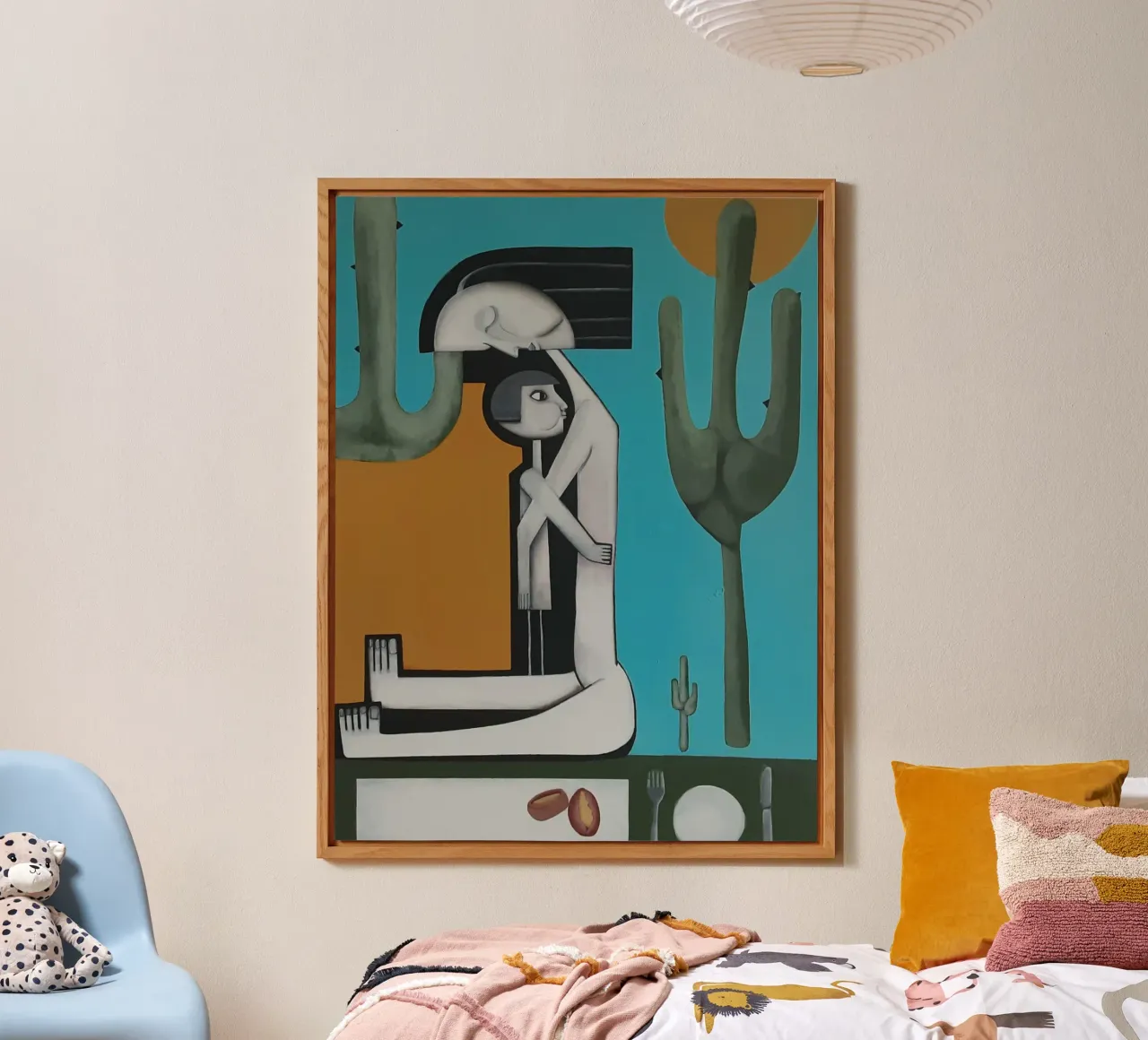 Picnic in the Desert alluminio dibond da Leslie Greenrod