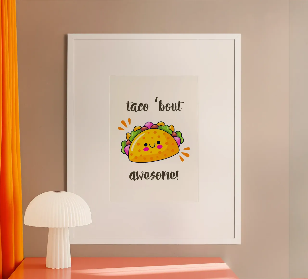 Taco 'bout awesome carta hahnemühle da PinkCandyWalls