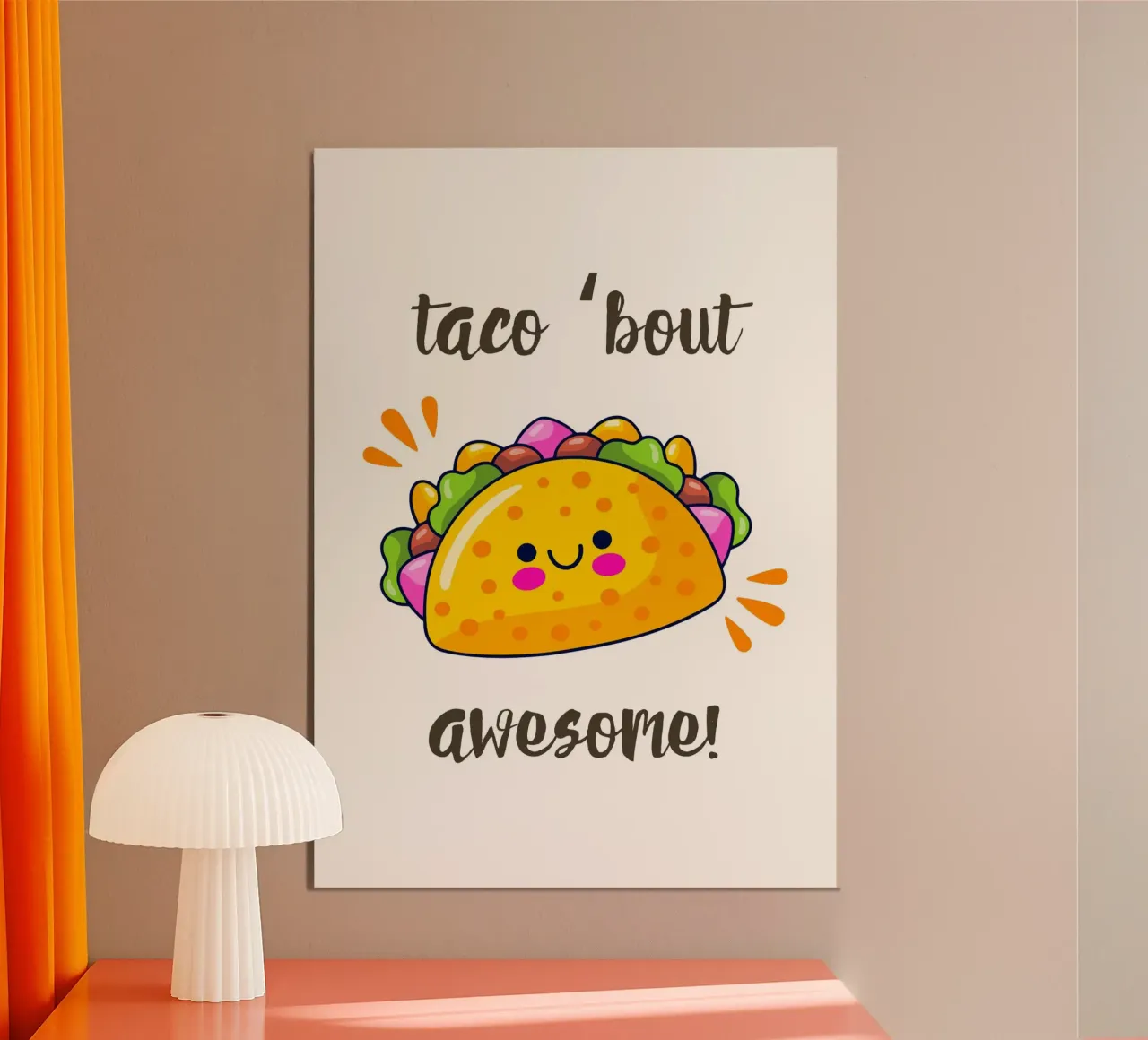 Taco 'bout awesome carta hahnemühle da PinkCandyWalls
