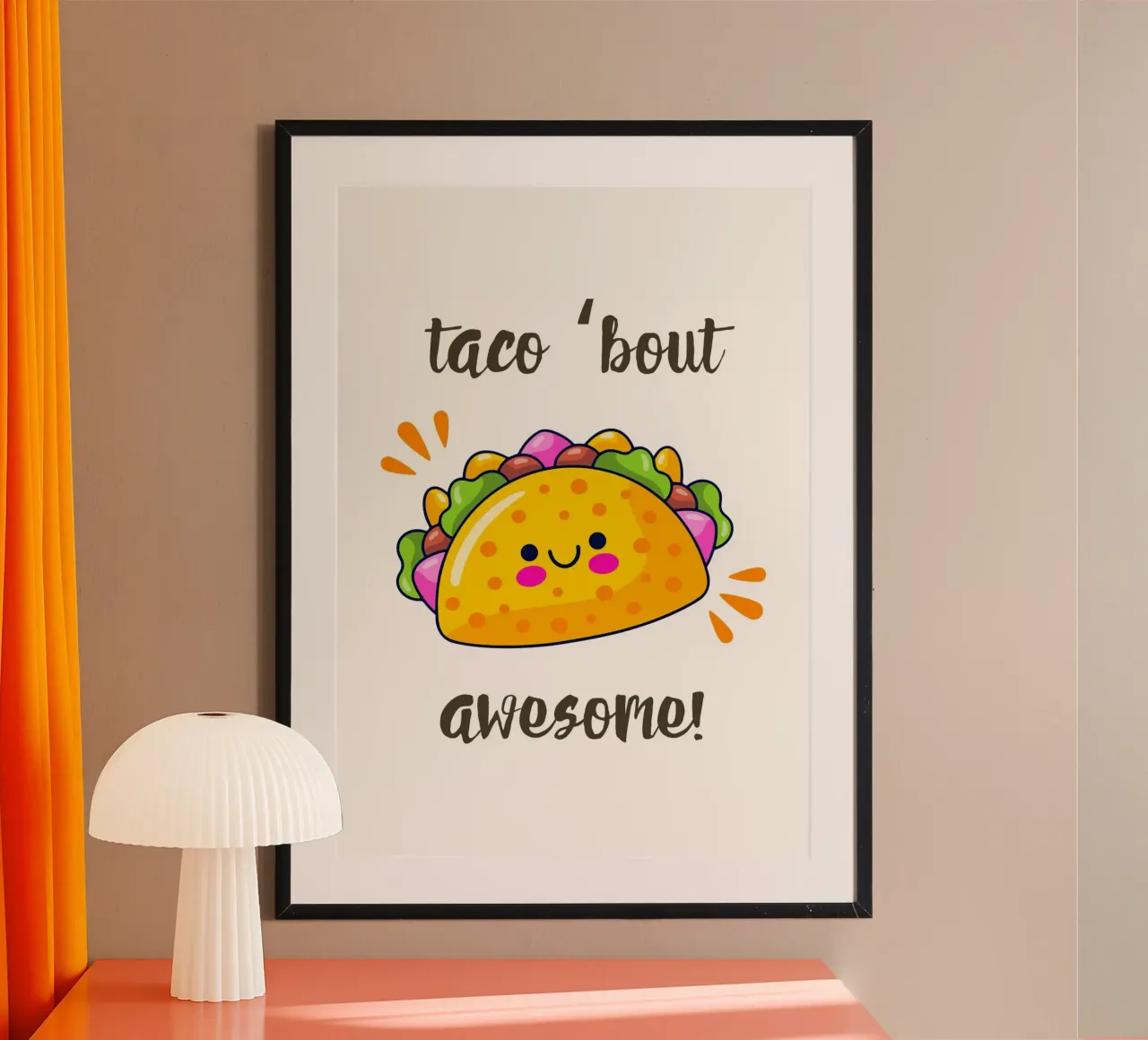 Taco 'bout awesome carta hahnemühle da PinkCandyWalls