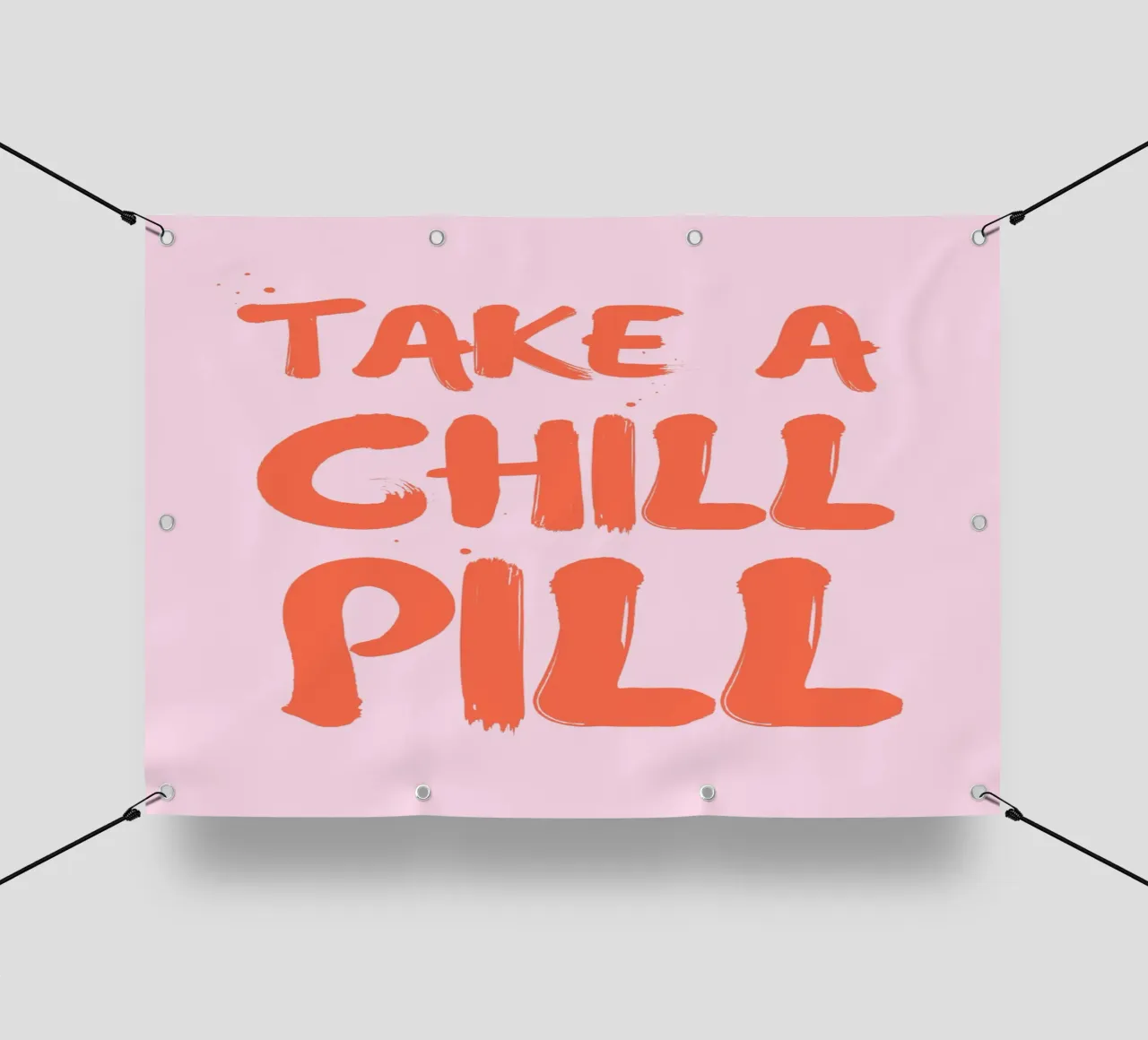 Take a chill pill telo in pvc da PinkCandyWalls