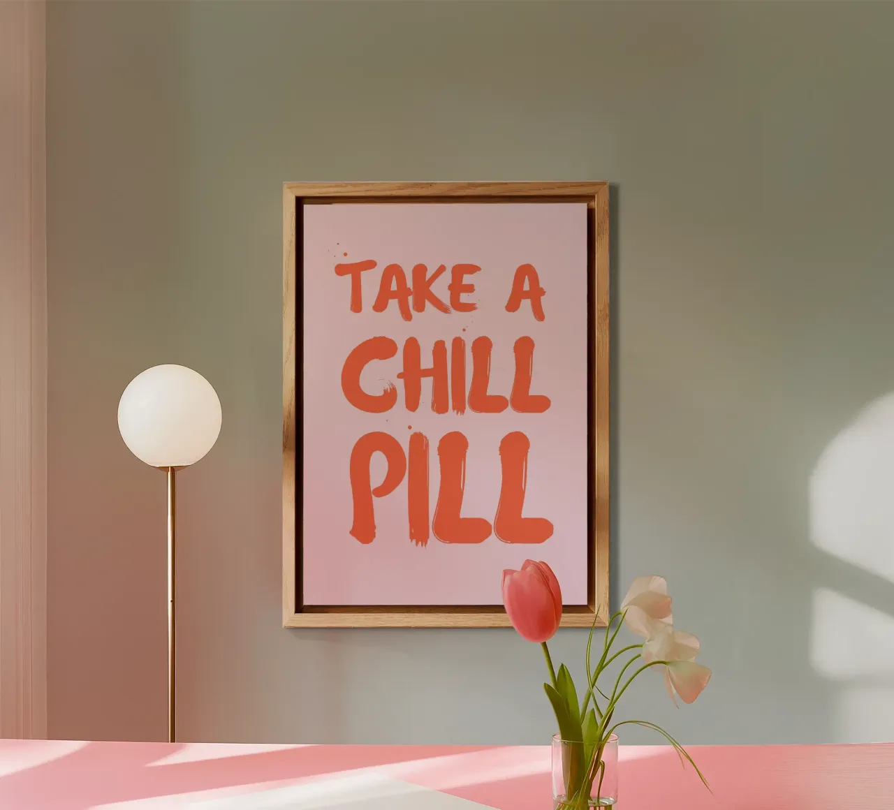 Take a chill pill alluminio dibond da PinkCandyWalls