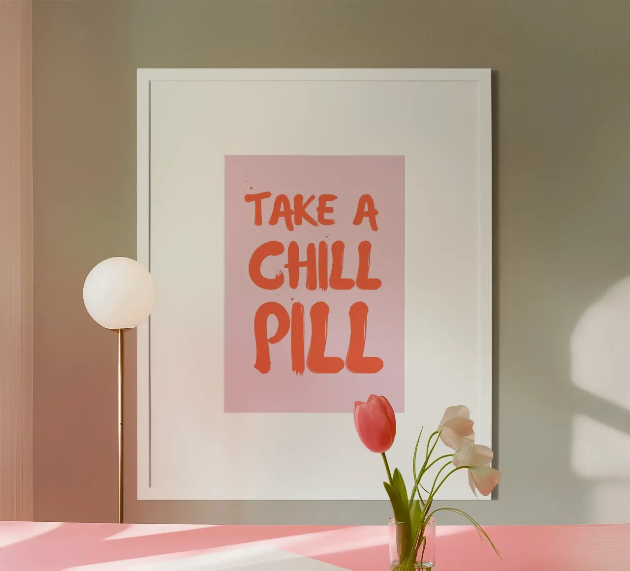 Take a chill pill carta hahnemühle da PinkCandyWalls