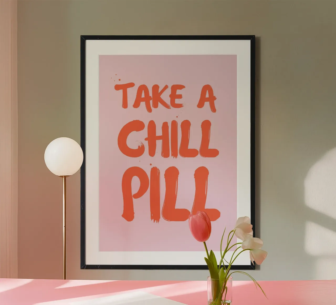 Take a chill pill carta hahnemühle da PinkCandyWalls
