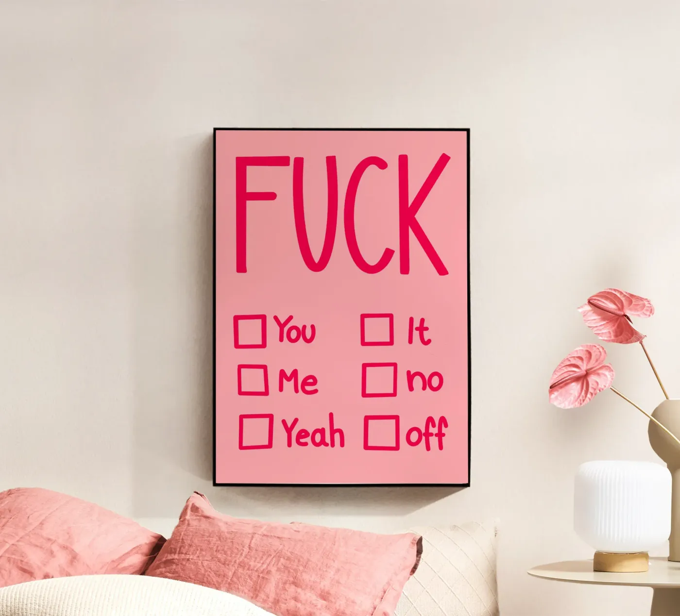 Fuck … 01 plexiglass da Art House