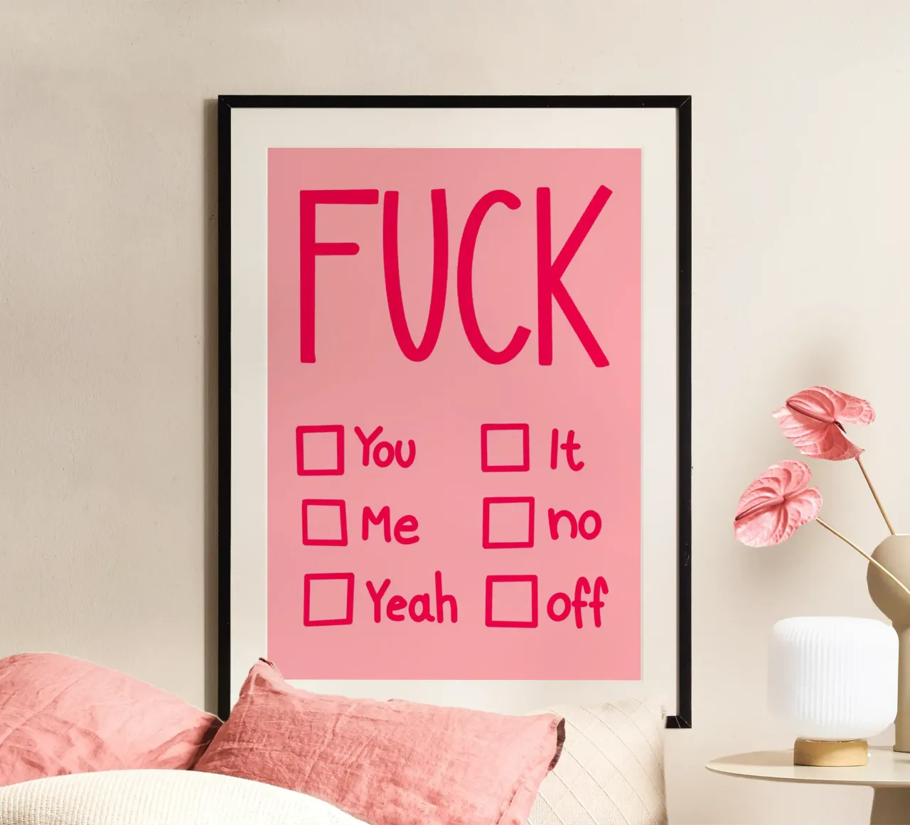 Fuck … 01 Poster von Art House