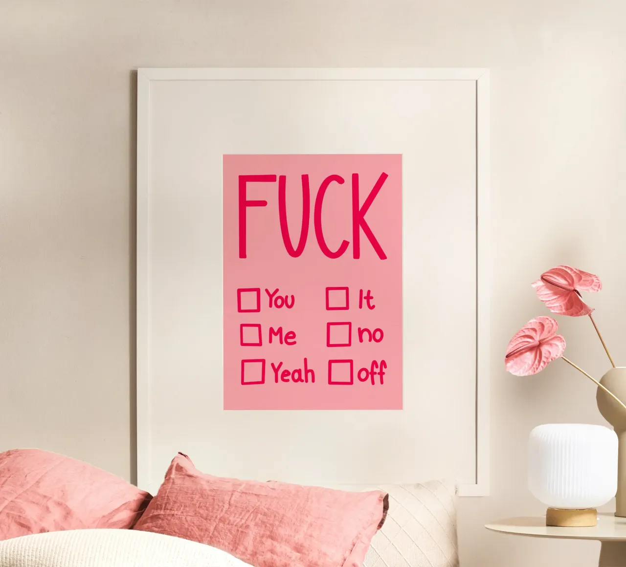 Fuck … 01 Poster von Art House