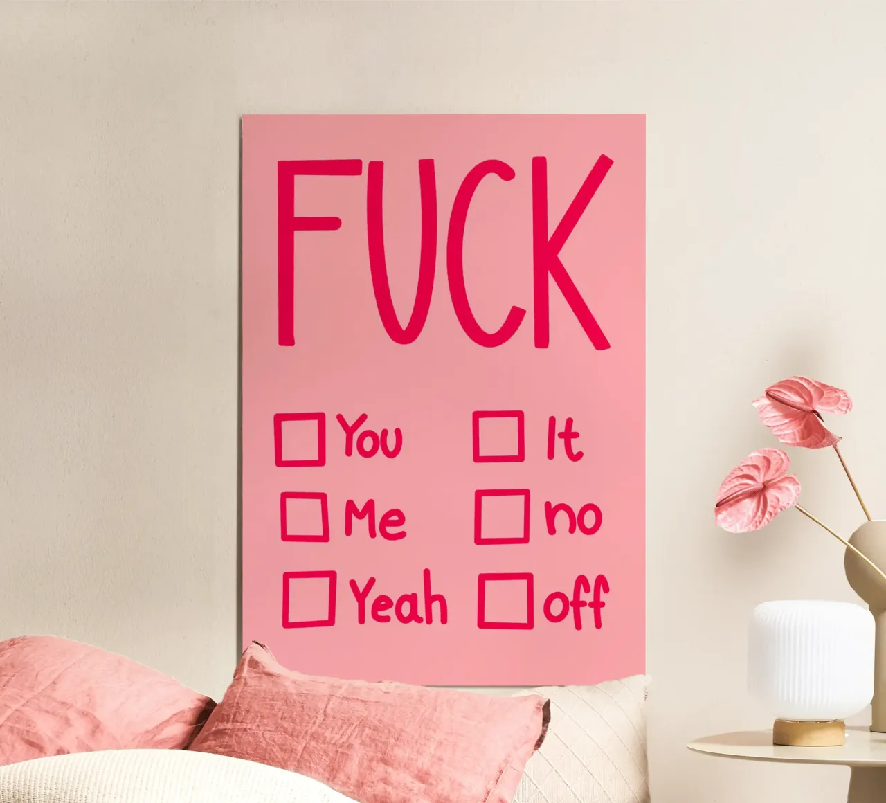 Fuck … 01 Poster von Art House