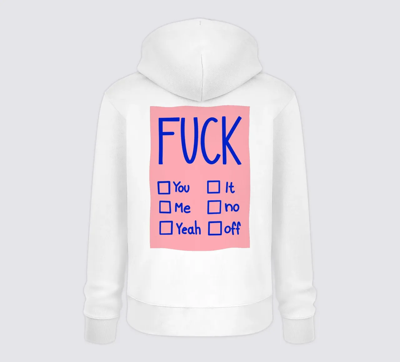Fuck … 02 felpa con cappuccio da Art House