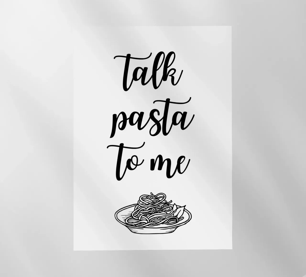 Talk pasta to me pellicola backlit da PinkCandyWalls