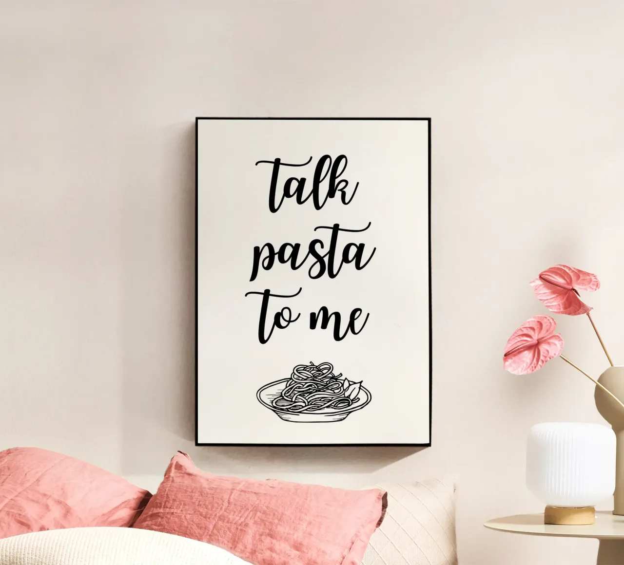 Talk pasta to me plexiglass da PinkCandyWalls
