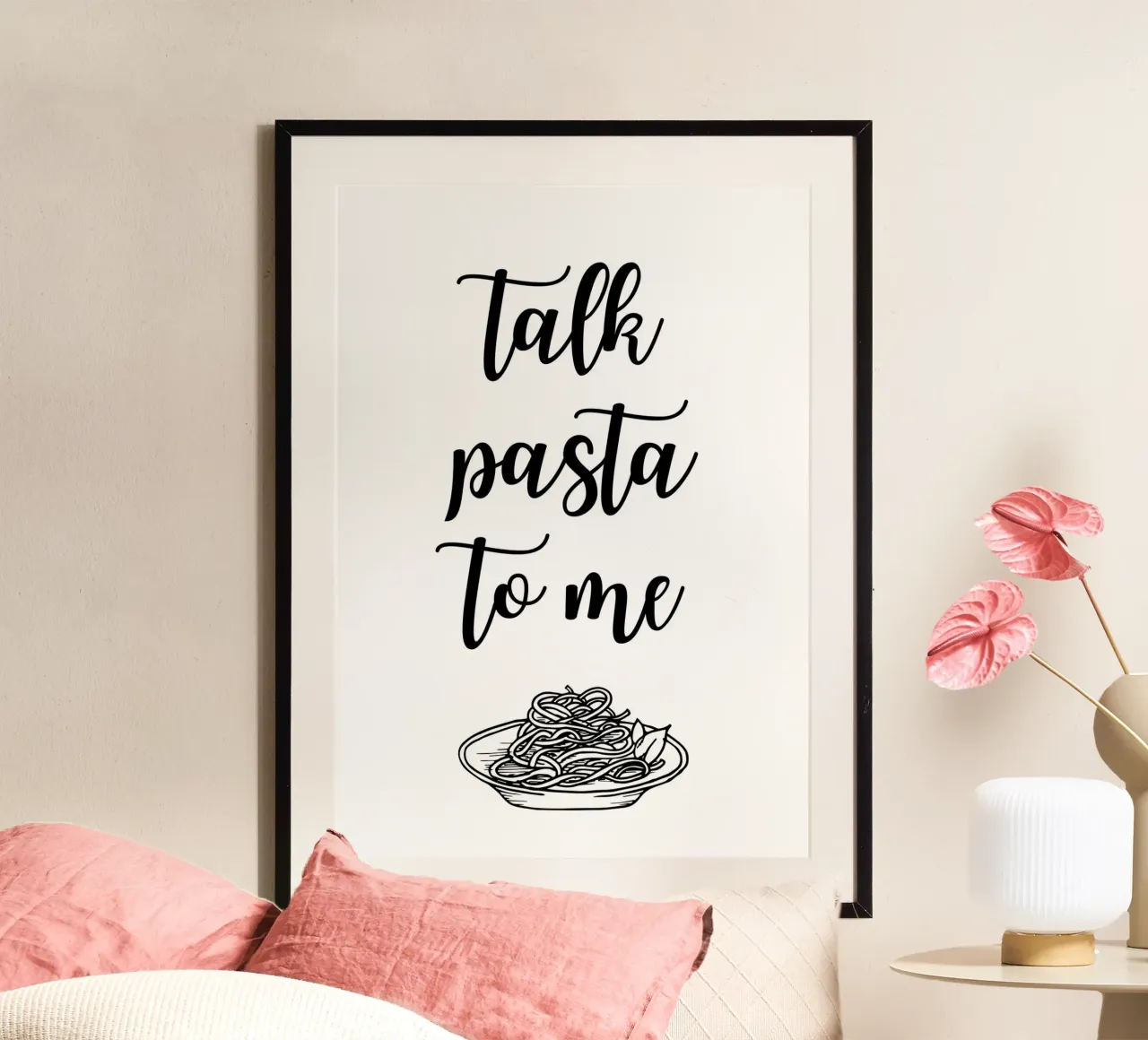 Talk pasta to me carta hahnemühle da PinkCandyWalls