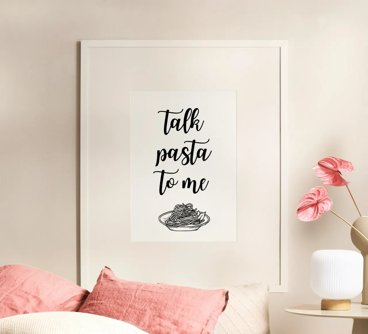 Talk pasta to me carta hahnemühle da PinkCandyWalls