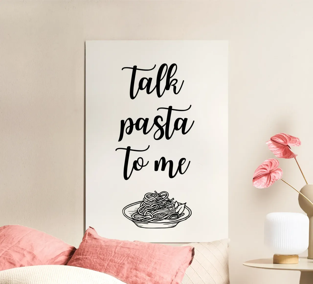 Talk pasta to me carta hahnemühle da PinkCandyWalls