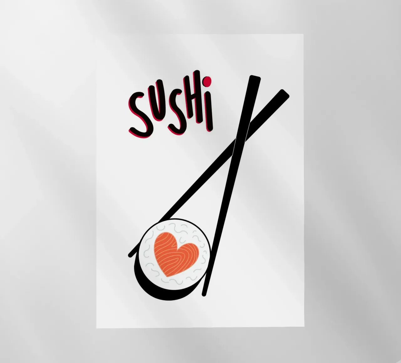 Sushi pellicola backlit da PinkCandyWalls