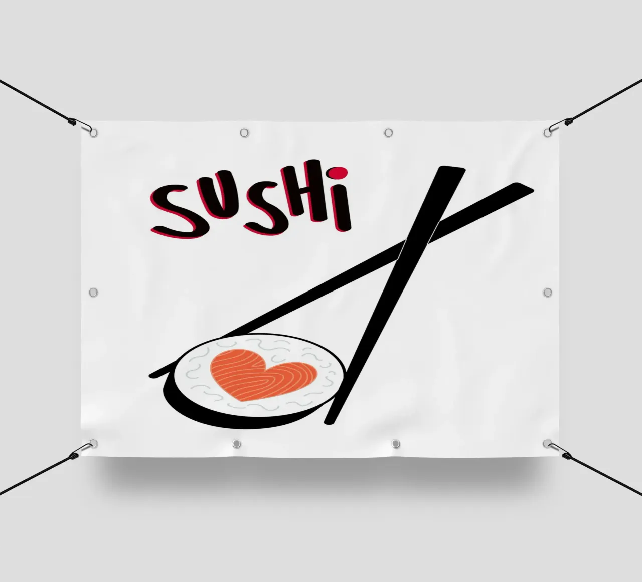 Sushi telo in pvc da PinkCandyWalls
