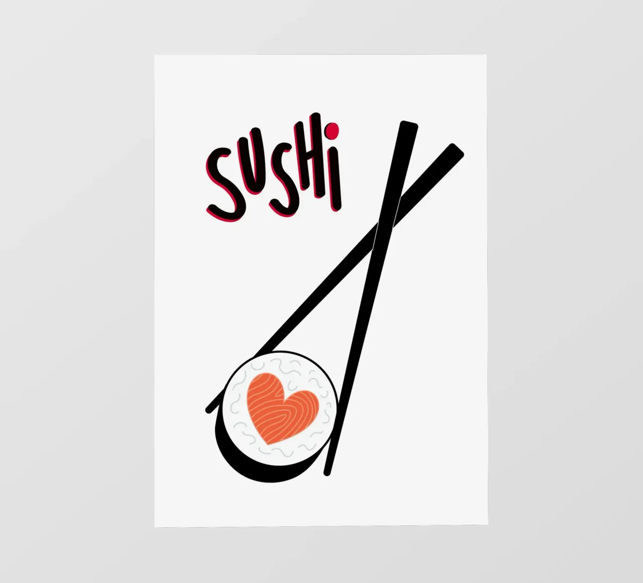 Sushi telo in pvc da PinkCandyWalls