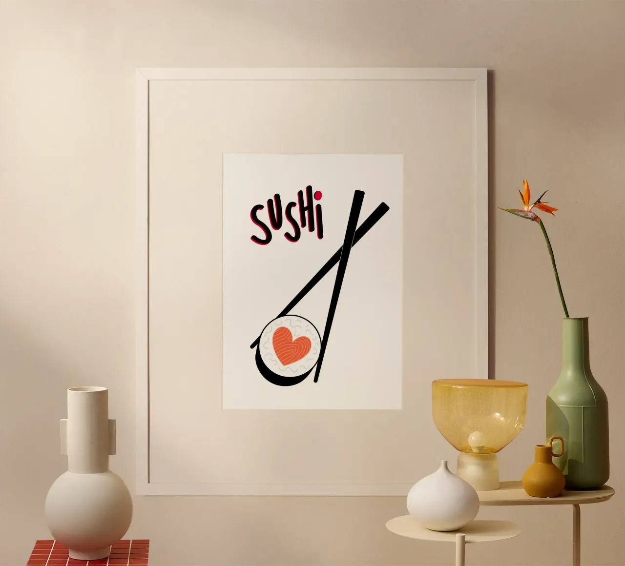 Sushi carta hahnemühle da PinkCandyWalls