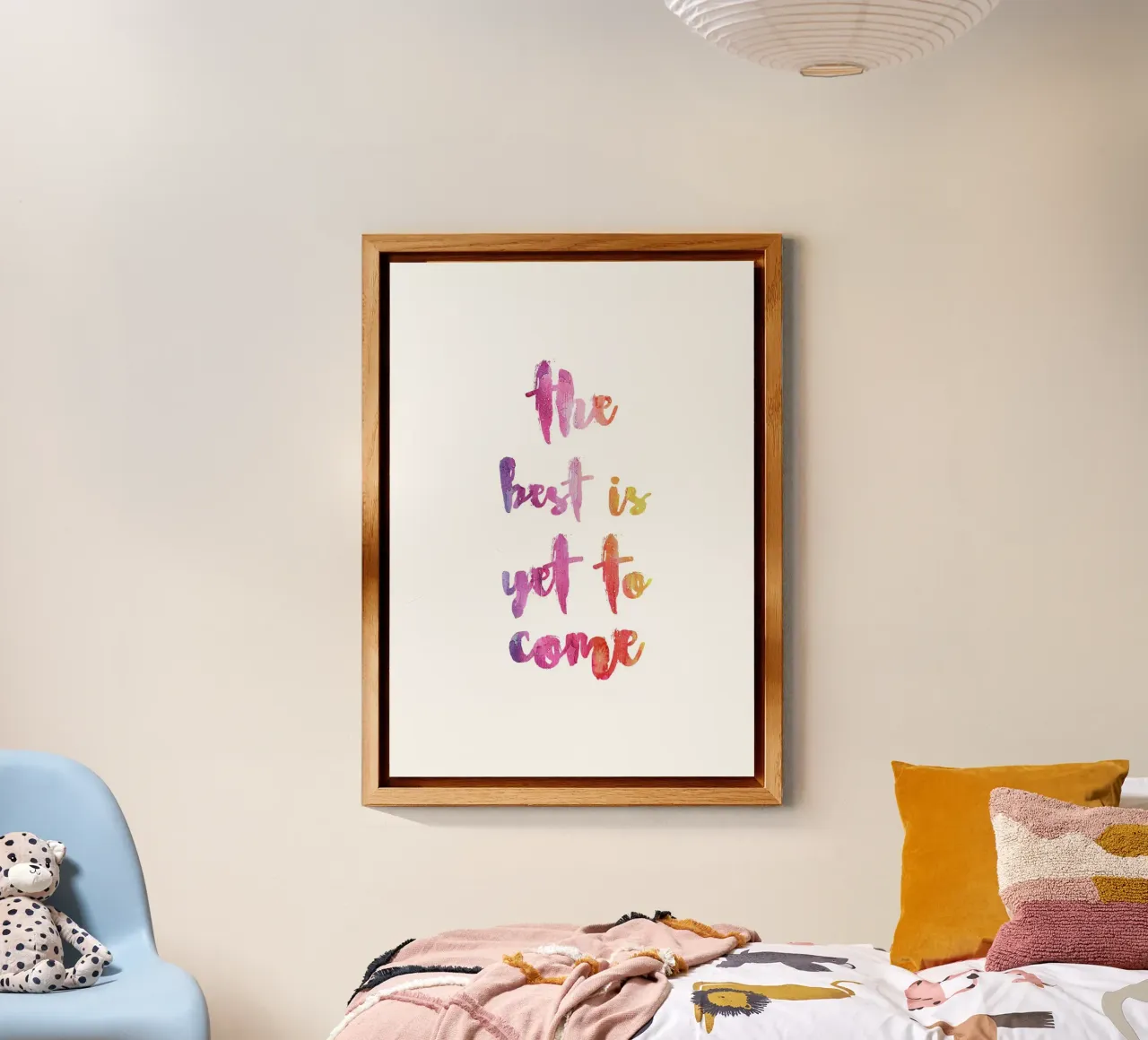 The best is yet to come alluminio dibond da PinkCandyWalls