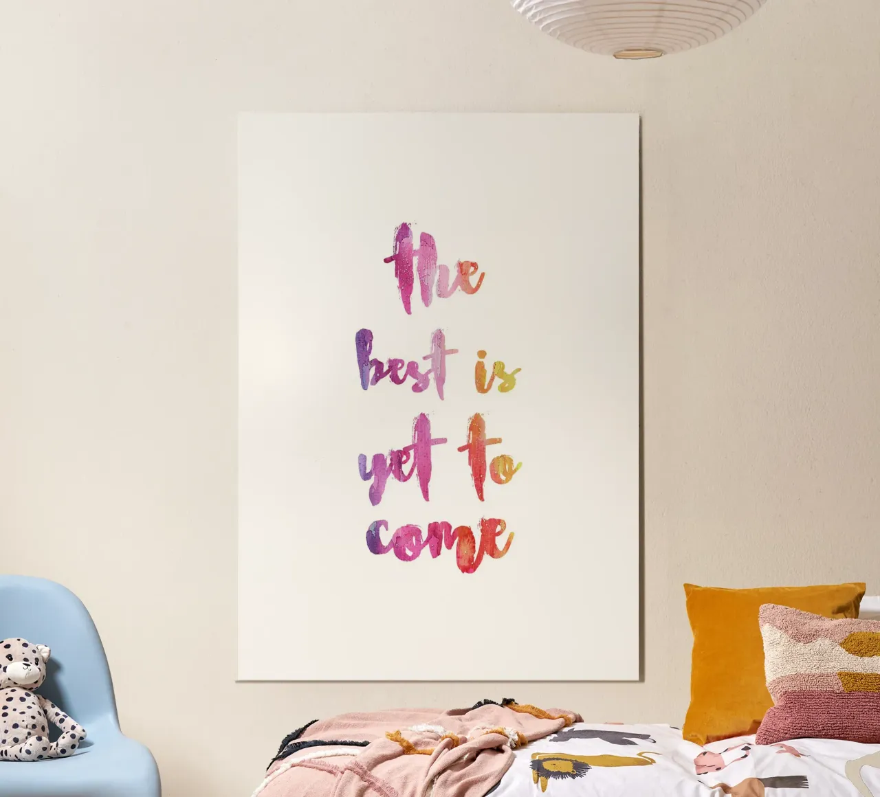 The best is yet to come alluminio dibond da PinkCandyWalls