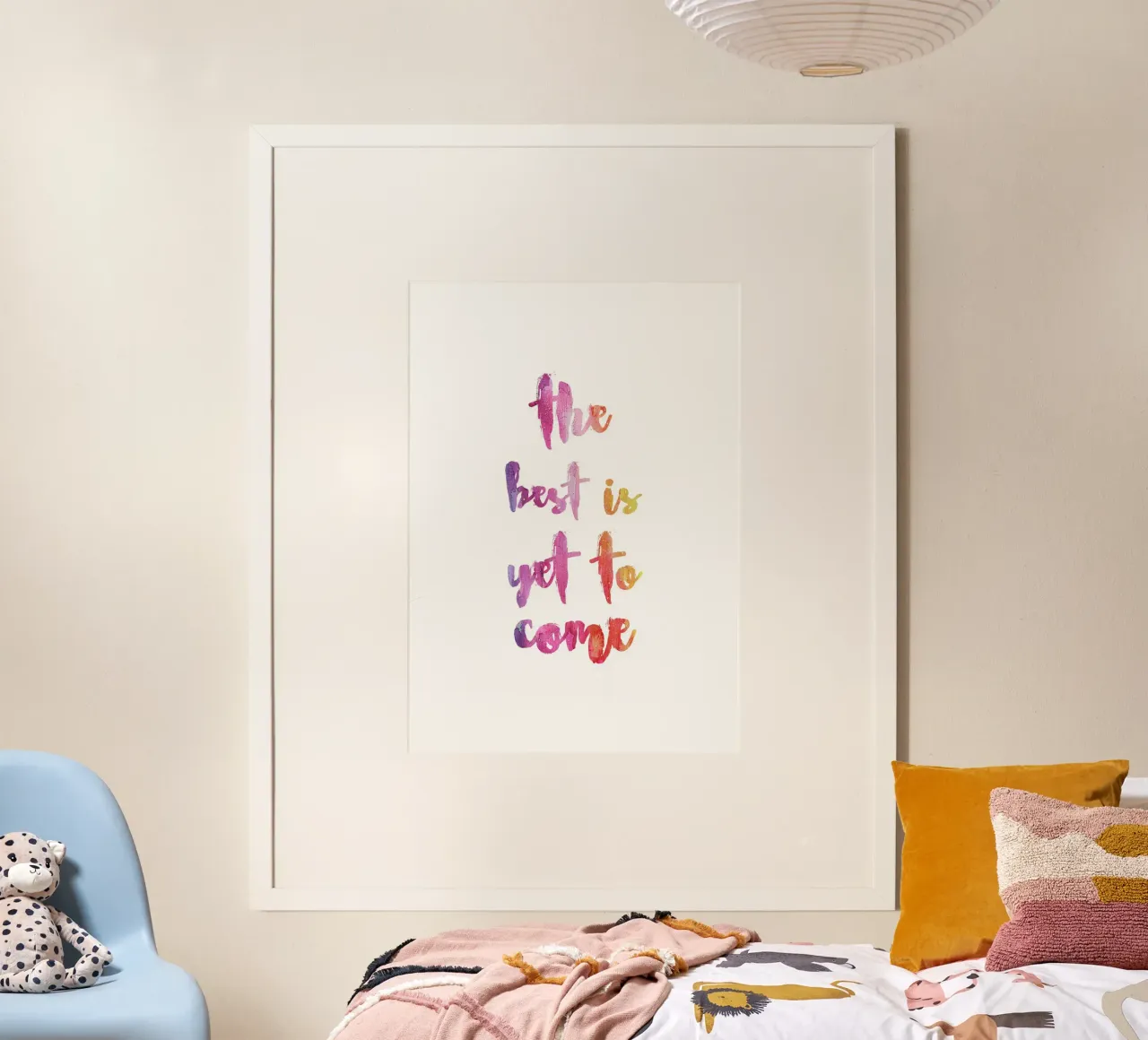 The best is yet to come carta hahnemühle da PinkCandyWalls