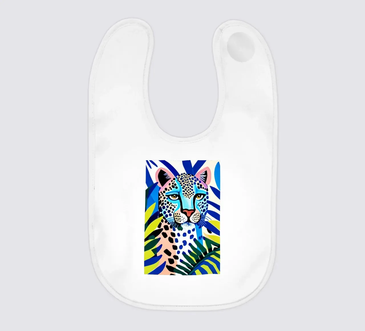Classico colore blu leopardo bavaglino da igoshartwrks