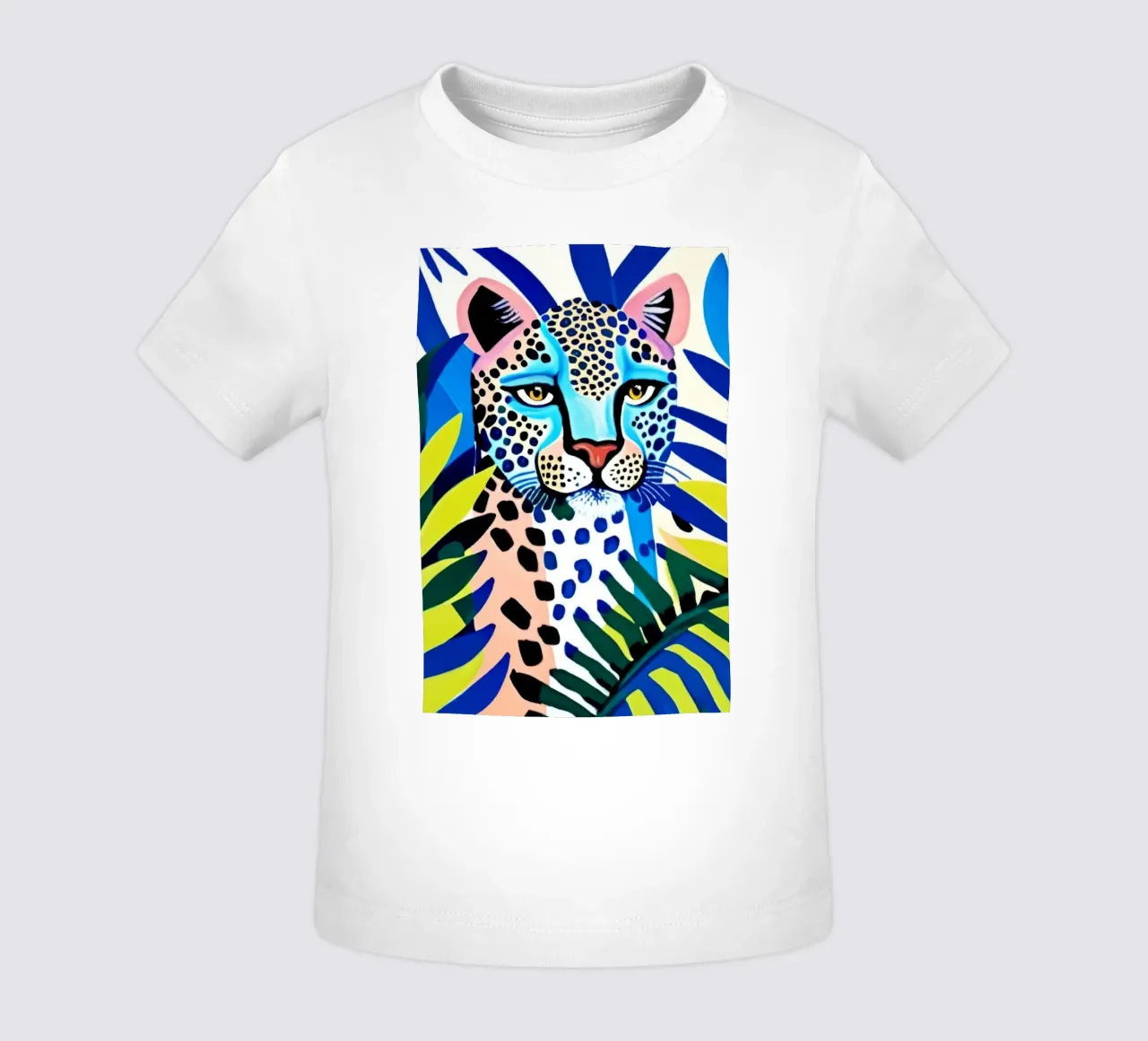 Classico colore blu leopardo maglietta neonato da igoshartwrks