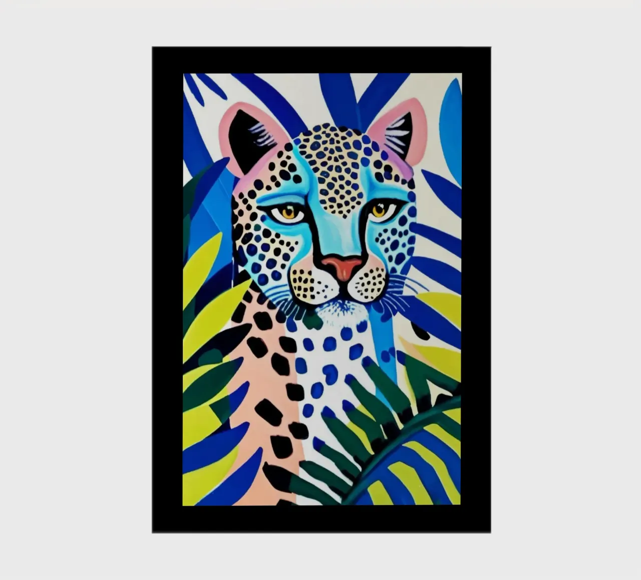 Classico colore blu leopardo diario da igoshartwrks