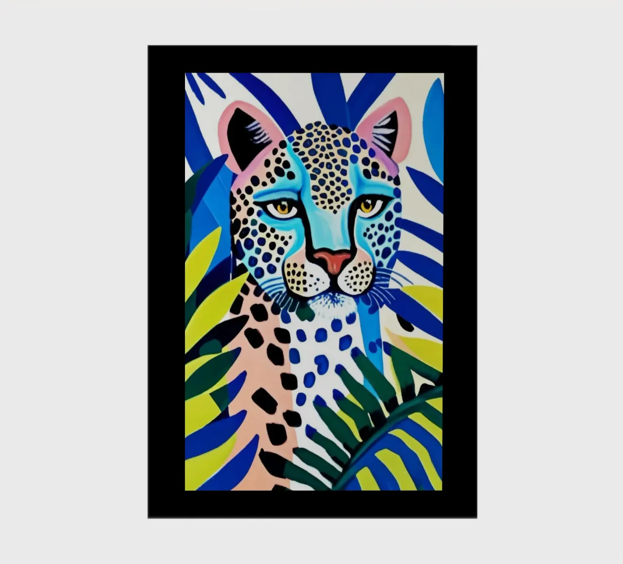 Classico colore blu leopardo diario da igoshartwrks