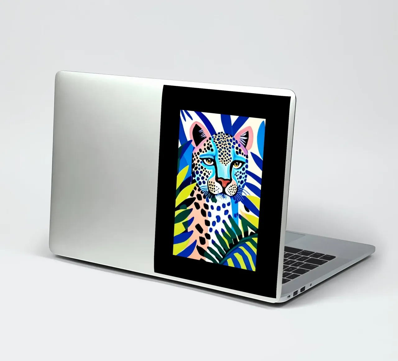 Classico colore blu leopardo adesivo da igoshartwrks