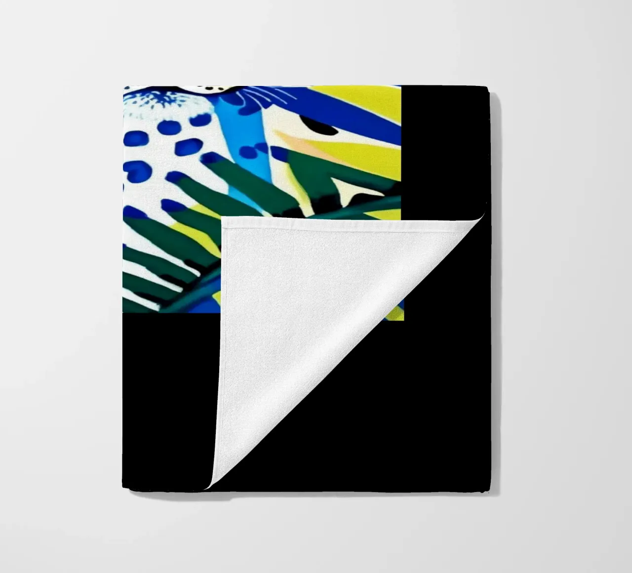 Classico colore blu leopardo telo mare da igoshartwrks