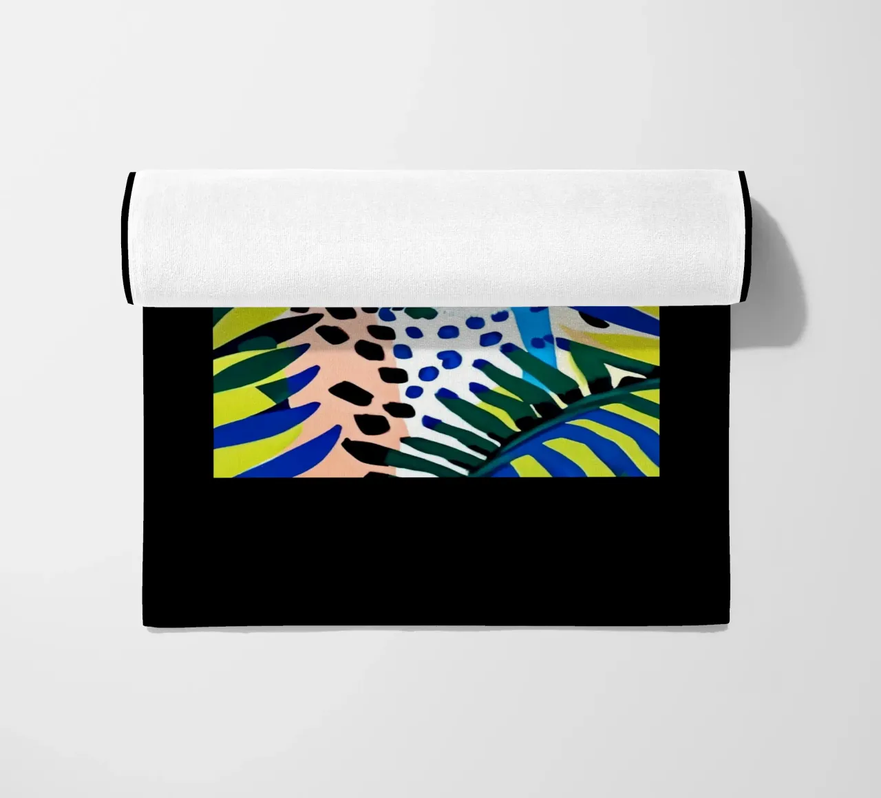 Classico colore blu leopardo telo mare da igoshartwrks