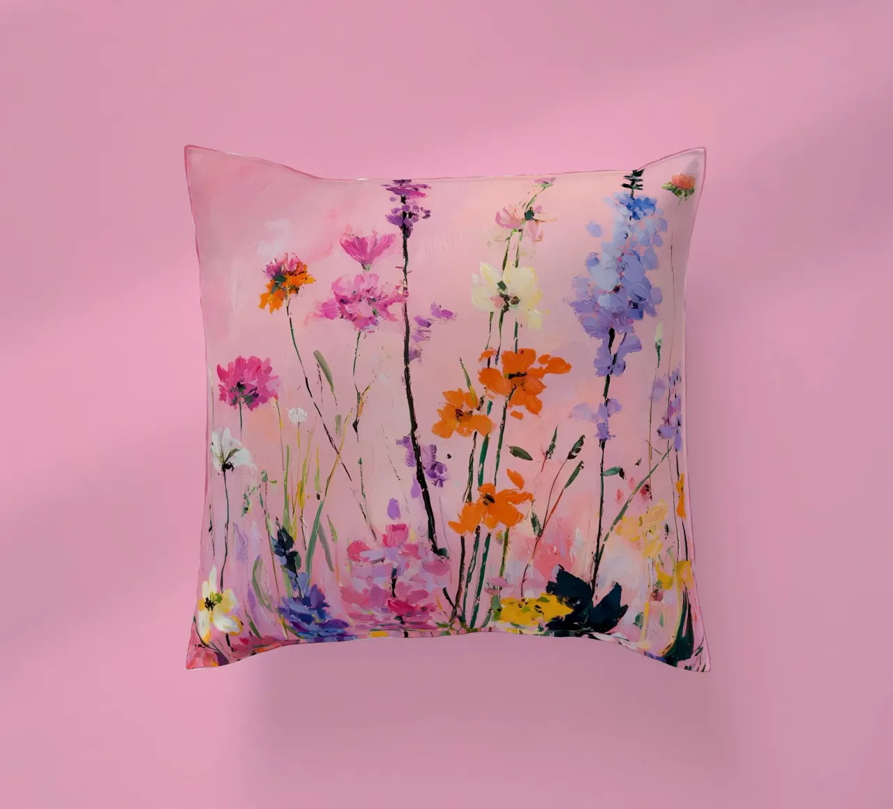 Fiori selvatici astratti cuscino da IamHomeStudio