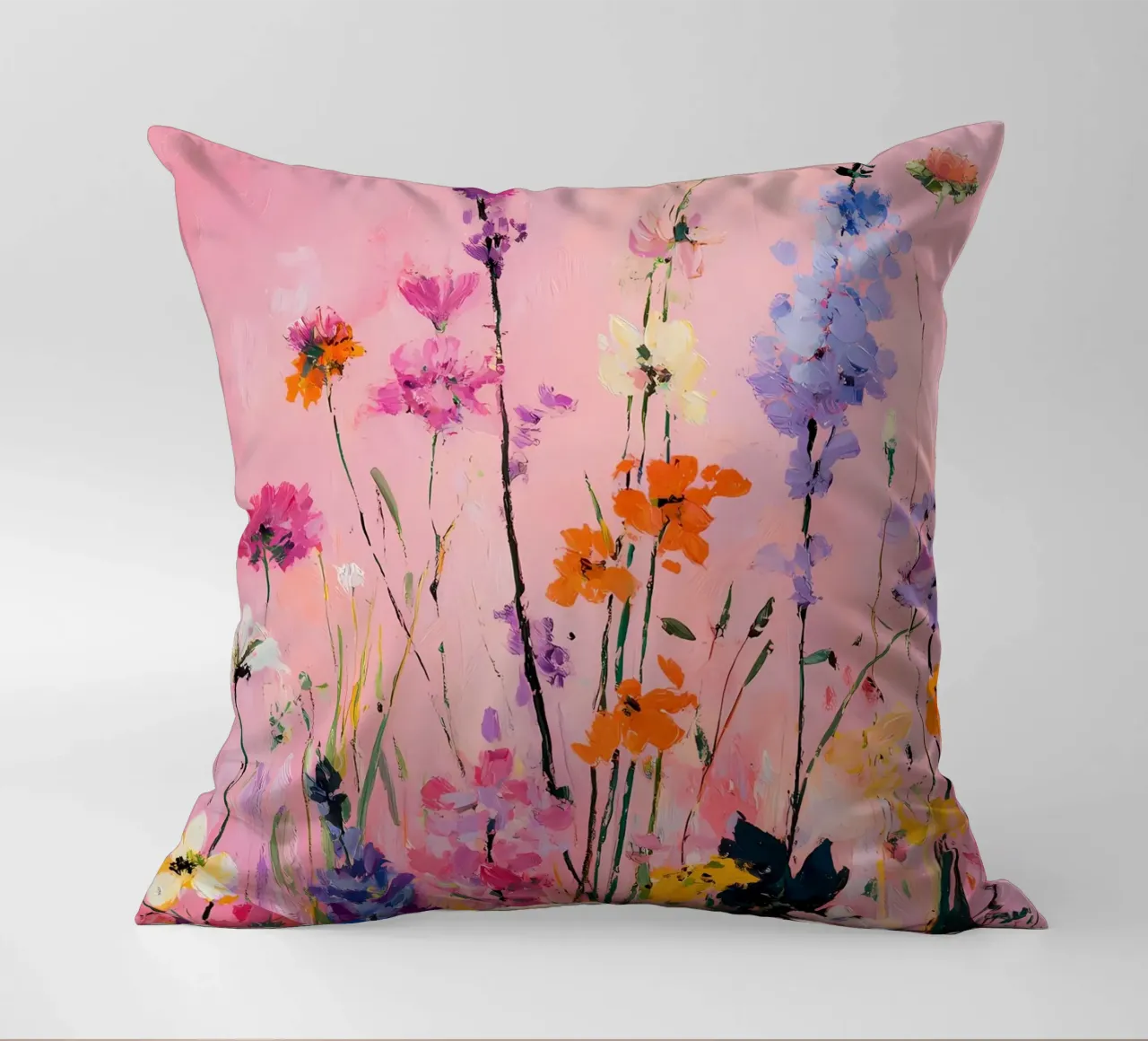 Fiori selvatici astratti cuscino da IamHomeStudio