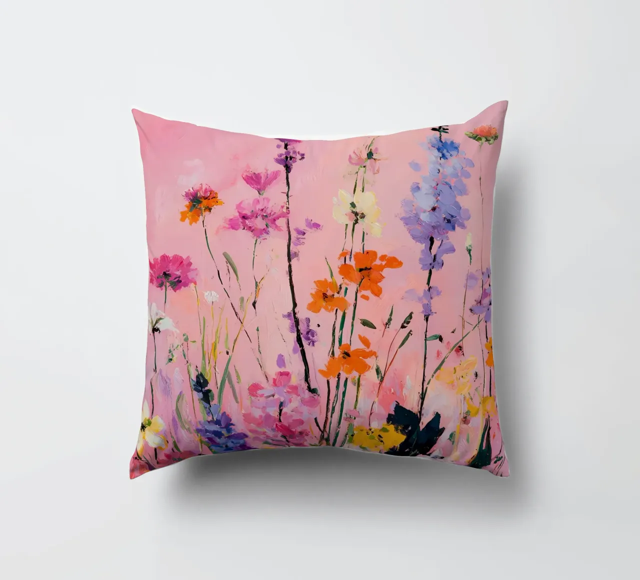 Fiori selvatici astratti cuscino da IamHomeStudio