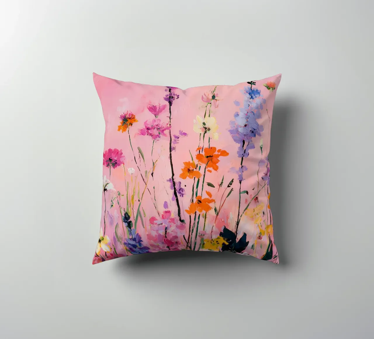 Fiori selvatici astratti cuscino da IamHomeStudio