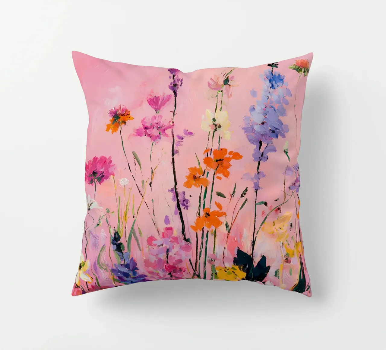 Fiori selvatici astratti cuscino da IamHomeStudio