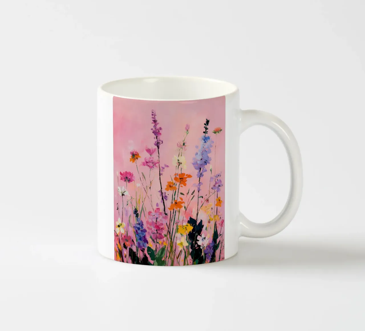 Fiori selvatici astratti tazza in ceramica da IamHomeStudio