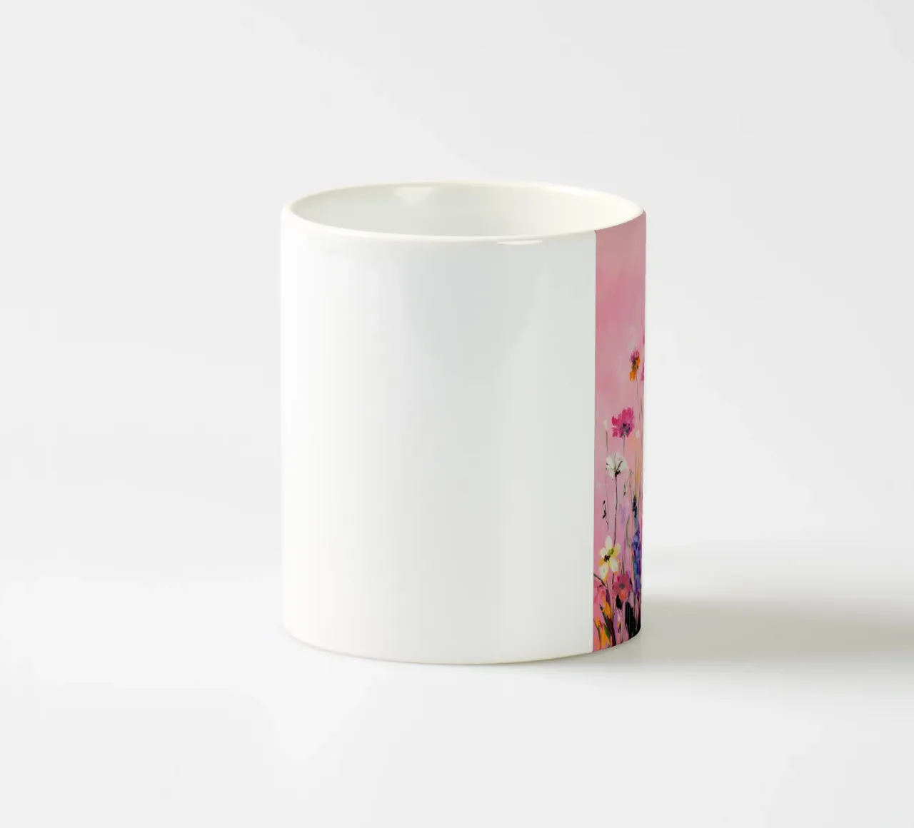 Fiori selvatici astratti tazza in ceramica da IamHomeStudio