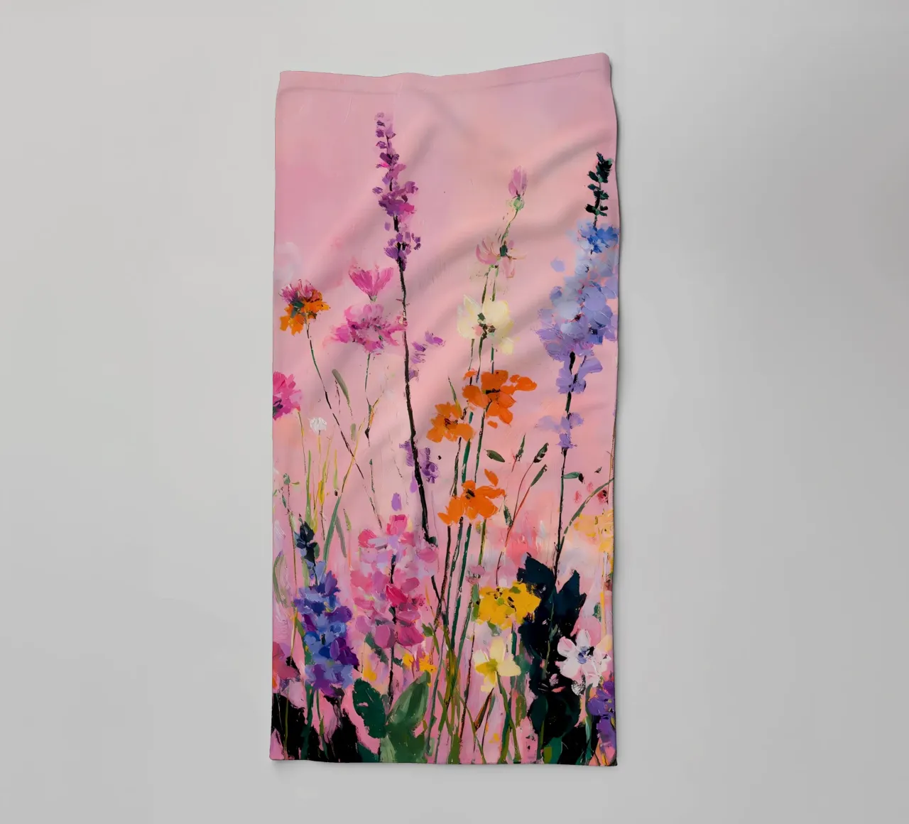 Fiori selvatici astratti asciugamano da bagno da IamHomeStudio